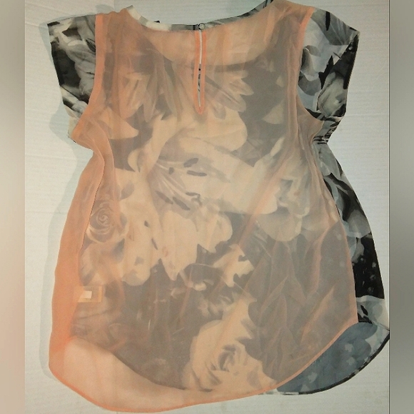 Gorgeous AMERICAN EAGLE Colorblock Floral Print Blouse ~Medium~ - Picture 6 of 16